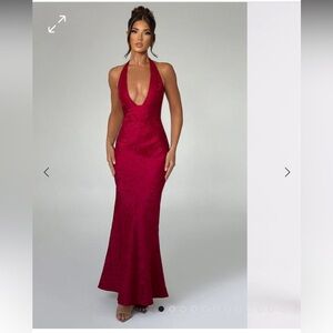 New with tags, size:S, color:Red, Babyboo long red dress. Never worn.